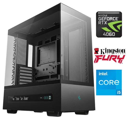 Equipo Gamer Core i7 12700F, 16GB, 1TB NVMe, RTX 4060 8GB